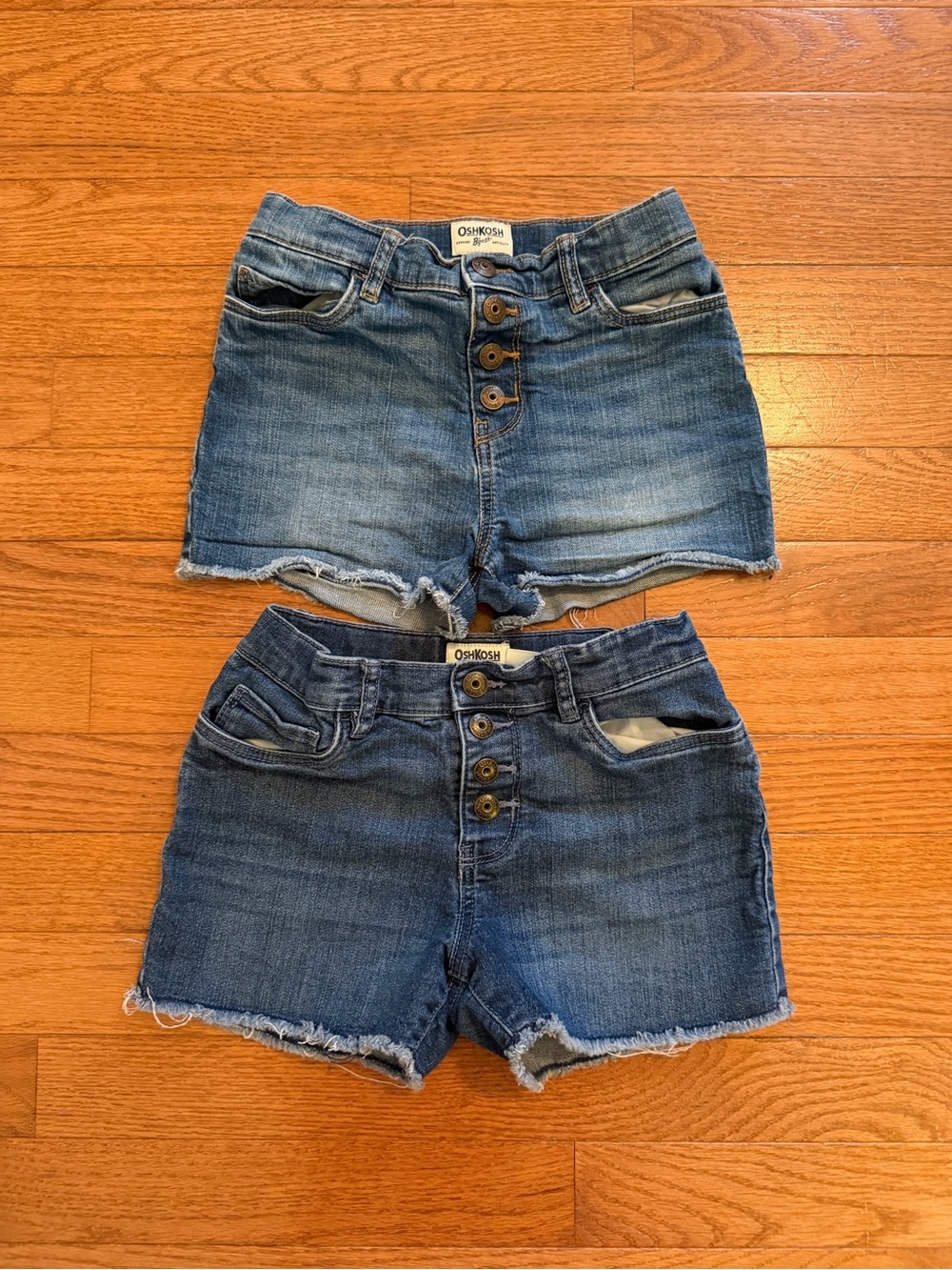 OshKosh Denim Shorts Bundle Girls 7